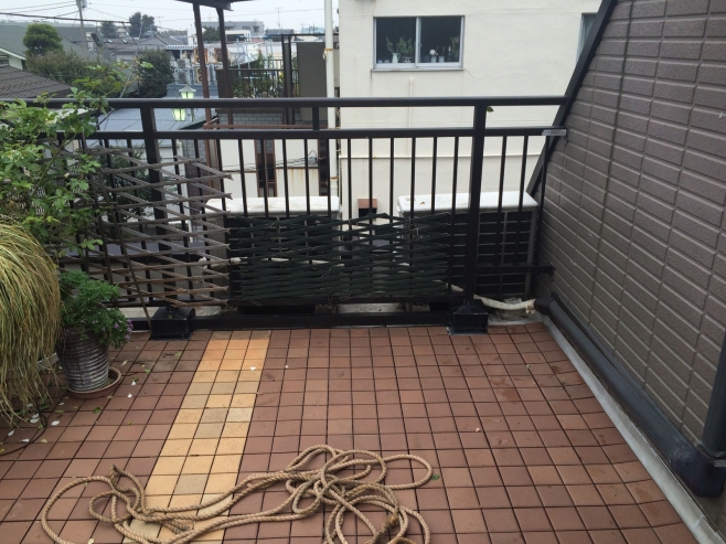 東京都練馬区　一般住宅　屋上　手すりからの雨漏り修理
