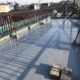 屋上の防水工事（ウレタン通気緩衝工法）
