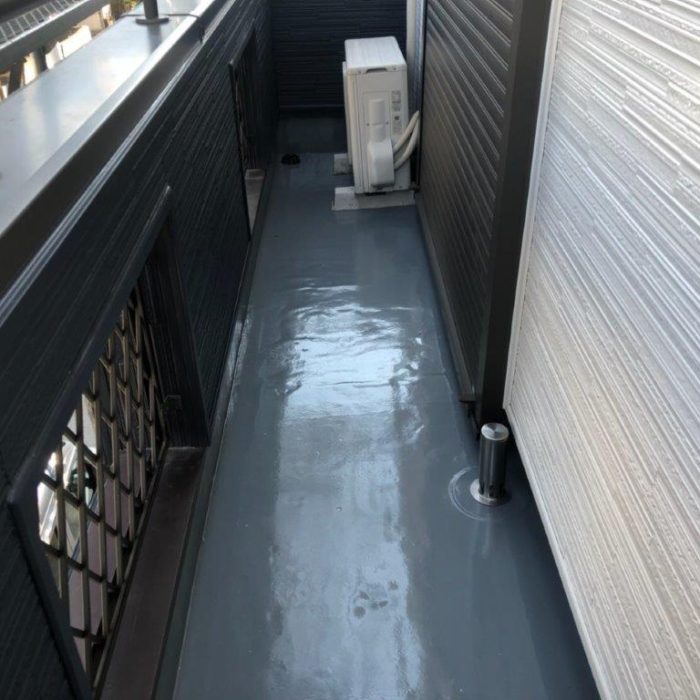 モルタル防水層の劣化に伴うベランダの防水工事｜千葉県船橋市のI様邸にて雨漏り修理