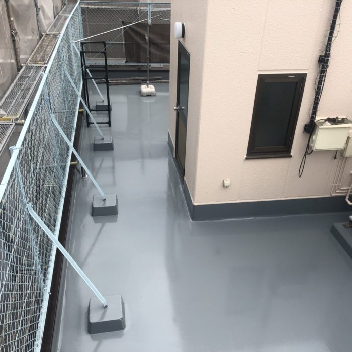 屋上・ベランダの防水工事｜東京都練馬区北町のMビルにて雨漏り修理