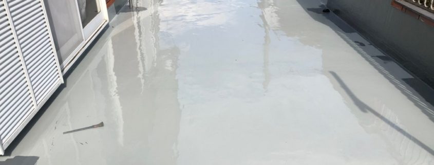 ウレタン樹脂2層目の塗装