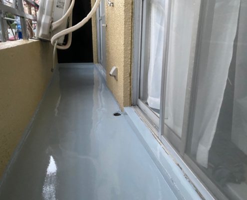 2層目のウレタン塗布