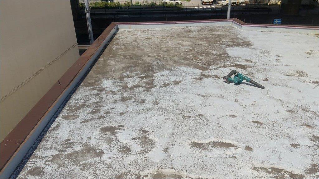 東京都足立区舎人 工場倉庫屋上防水 施工前